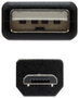 Nanocable 10.01.0503 Cable USB 2.0 de 3m, USB A a Micro-USB B, Negro